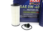 Mercedes Oil Change Kit 0W-40 - Liqui Moly 1761800800