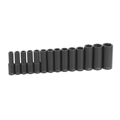 1/2" Drive 14 Piece Deep - Grey Pneumatic Corp 1412MD