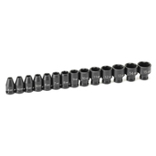 1/4" Surface Drive 14 Piece - Grey Pneumatic Corp 9714M