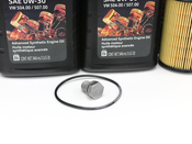 VW Oil Change Kit (0W30) - Genuine VW KIT-00416