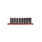 9 Piece1/2" Drive Deep SAE - Milwaukee 49-66-7022