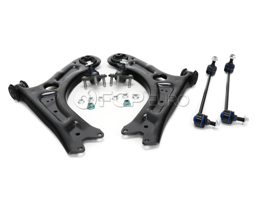 VW Control Arm Kit 6Piece Meyle KIT00980 FCP Euro