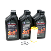 VW Oil Change Kit (5W40) - Genuine VW KIT-01229