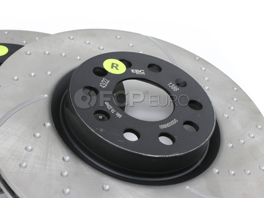 EBC GD Sport Front Rotors (256x22mm) | 88-92 Audi 80 2.0