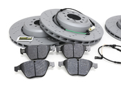 BMW Brake Kit - Zimmermann/Hawk 34112283801KTFR5