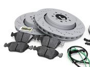 BMW Brake Kit - Zimmermann/Hawk 34112282445KTFR3