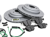 BMW Brake Kit - Zimmermann/Hawk 34112282445KTFR3