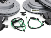 BMW Brake Kit - Zimmermann/Hawk 34112282445KTFR3