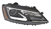 VW Headlight Assembly - Hella 5C7941751D