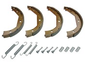 BMW Parking Brake Shoe Set With Hardware Kit - Meyle 3140420007S