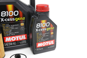 VW Oil Change Kit (5W40) - Motul KIT-01309