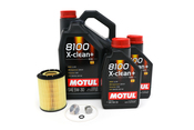 Porsche Engine Oil Change Kit (5W-30) - Motul/Hengst 9PABASEOILKT1