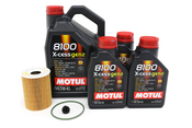 Porsche Engine Oil Change Kit (5W-40) - Motul/Hengst 0PB115466KT2