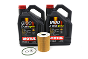 Porsche Engine Oil Change Kit (5W-40) - Motul/Hengst 0PB115466KT6
