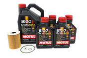 Porsche Engine Oil Change Kit (5W-40) - Motul/Hengst 0PB115466KT8