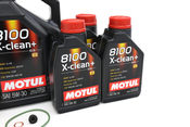 Porsche Engine Oil Change Kit (5W-30) - Motul/Hengst 92ADIESELKT1