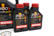 Porsche Engine Oil Change Kit (5W-40) - Motul/Hengst 99610722553KT9