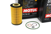 Porsche Engine Oil Change Kit (5W-40) - Motul/Hengst 99610722553KT9