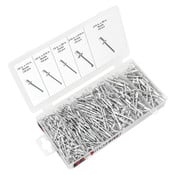 500 Piece Rivet Assortment - Performance Tool W5228