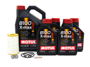 Mercedes Oil Change Kit 0W-40 - Motul X-max 0001802609.9L.AMG