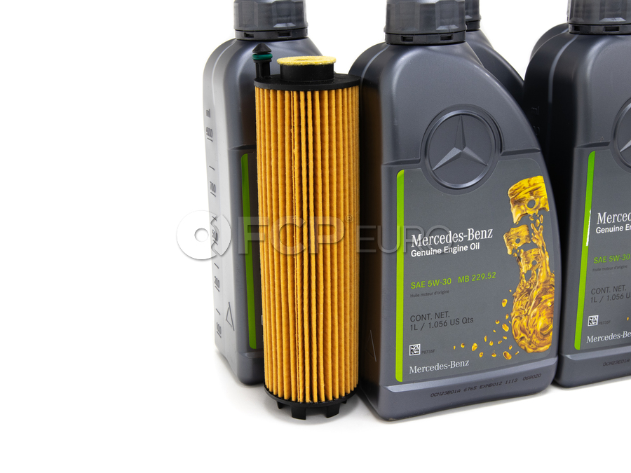 Mercedes Oil Change Kit 5W30 Genuine Mercedes FCP Euro, 54 OFF