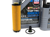 Mercedes Oil Change Kit 0W-20 - Liqui Moly Top Tec 6600 229.72
