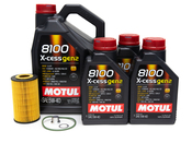Porsche Engine Oil Change Kit (5W-40) - Motul/Hengst 99610722553KT1