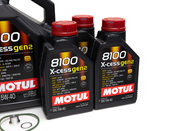 Porsche Engine Oil Change Kit (5W-40) - Motul/Hengst 99610722553KT1