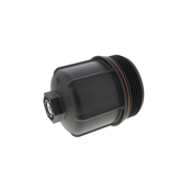 Audi Engine Oil Filter Housing Cover - Vaico V10-6585