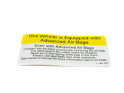 BMW Instruction Notice Airbag - Genuine BMW 51457144195