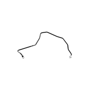 VW Turbocharger Oil Line - Vaico V10-7955