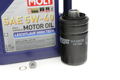 Audi Engine Oil Change Kit - Liqui Moly 06J115403QKT4