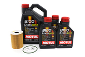 Porsche Engine Oil Change Kit (5W-40) - Motul/Mahle 0PB115466KT