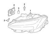 Volvo Headlight Assembly - Genuine Volvo 31655738