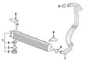 BMW Engine Oil Cooler Lines - Genuine BMW 17227836831