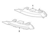 Mercedes Daytime Running Light Cover - Genuine Mercedes 2218850774
