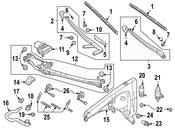Porsche Windshield Wiper Motor - Genuine Porsche 955624105CX