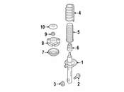 VW Strut Assembly - Genuine VW 3C0413031N