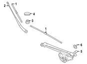 Porsche Windshield Wiper Motor - Genuine Porsche 9J1955023C