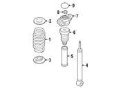 VW Shock Absorber - Genuine VW 3C0513049CP