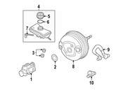 VW Brake Servo - Genuine VW 8E0612107L