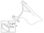 Audi Mud Flaps - Genuine Audi 4K8075101
