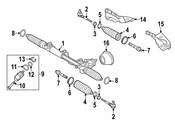 Audi Rack and Pinion Assembly (A6 Quattro S6) - Genuine Audi 4F1422053BX