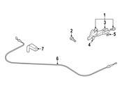 Audi Liftgate Lock (TT TT Quattro) - Genuine Audi 8N0827505C