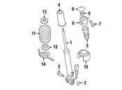 Audi Strut Assembly - Genuine Audi 8R0413031G