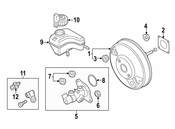 VW Power Brake Booster - Genuine VW 561614106A