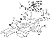 VW Fuel Tank Strap - Genuine VW 3D0201653A