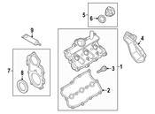 VW Engine Timing Cover Lower (Touareg) - Genuine VW Audi 059103171AL