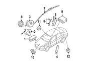 VW Air Bag Control Module (Passat) - Genuine VW Audi 3C0909605N001