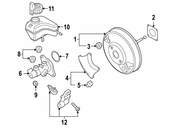 Audi VW Power Brake Booster - Genuine VW Audi 5N1614106CREP